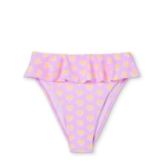 Stoney Clover Lane x Target Lavender Flutter Strap 2 Piece Bikini Top Bottom S - Picture 5 of 13